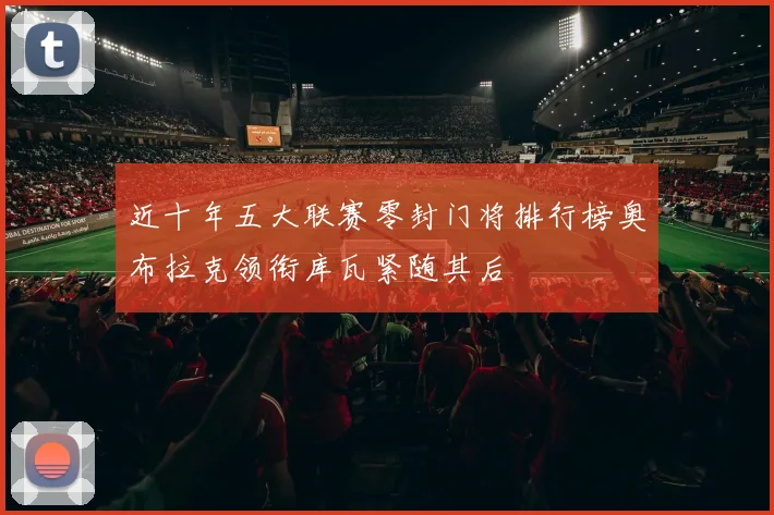 近十年五大联赛零封门将排行榜奥布拉克领衔库瓦紧随其后